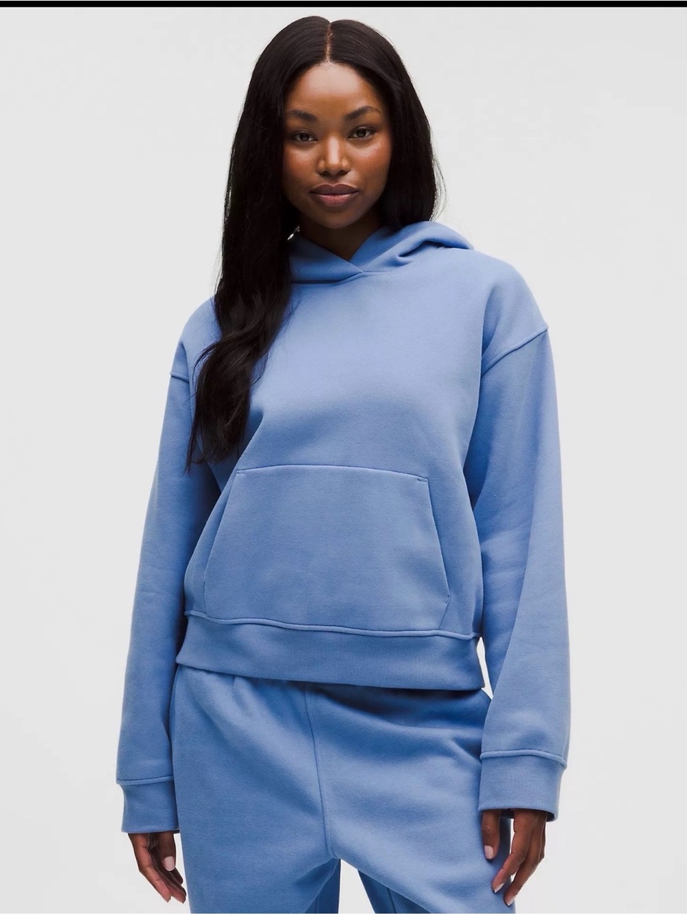 Lululemon Steady State Oversized Hoodie Steel Blue Women’s S NWT
